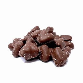 Candy Retailer Dark Chocolate Sea Salt Caramel Hearts 1 Lb