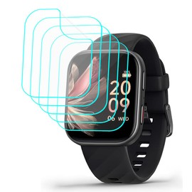 Futanwei [5 Pack] for FITVII HM57 Smart Watch Screen Protector 1.85", PET Film [Case Friendly] [HD Clear] [Anti-Fingerprint] [Anti-Scratch] [Bubble Free] Designed for FITVII HM57 Screen Protector