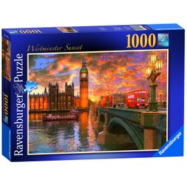 Ravensburger London Westminster Sunset Jigsaw Puzzle 1000 Pieces for Adults and Kids Age 12 Years Up