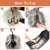 LDXDRU 12Pcs Wig Storage Bags With Hanger, Extra Long Wig