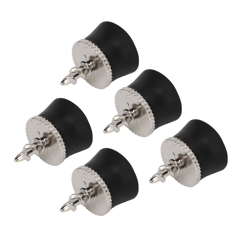 5 PCS Golf Ball Suction Cup Silicone Zinc Alloy Golf