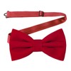 HOULIFE Bow Tie Set for Men – Adjustable Velvet Pre-tied