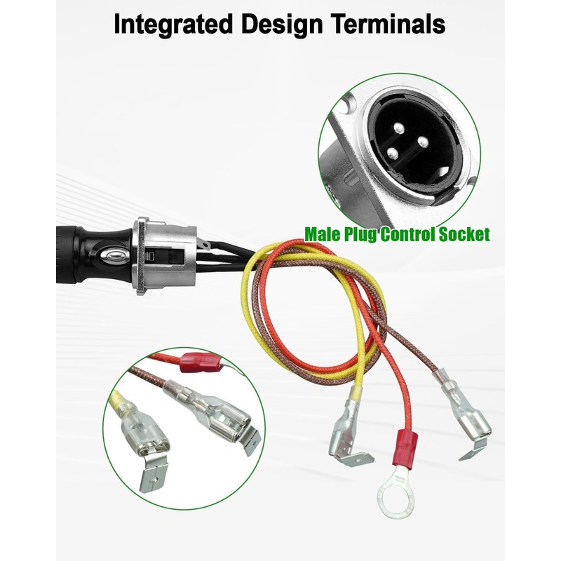 3-Pin Female Winch Hand Remote Controller Fit for 12000LB Winch