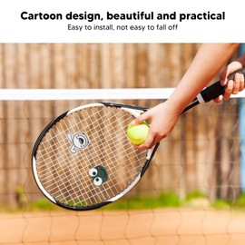 HERCHR 4 PCS Tennis Vibration Dampener Tennis Racket Vibration Dampener Tennis Dampeners Racket Shock Absorbing Silicon Racket Dampene(frog)