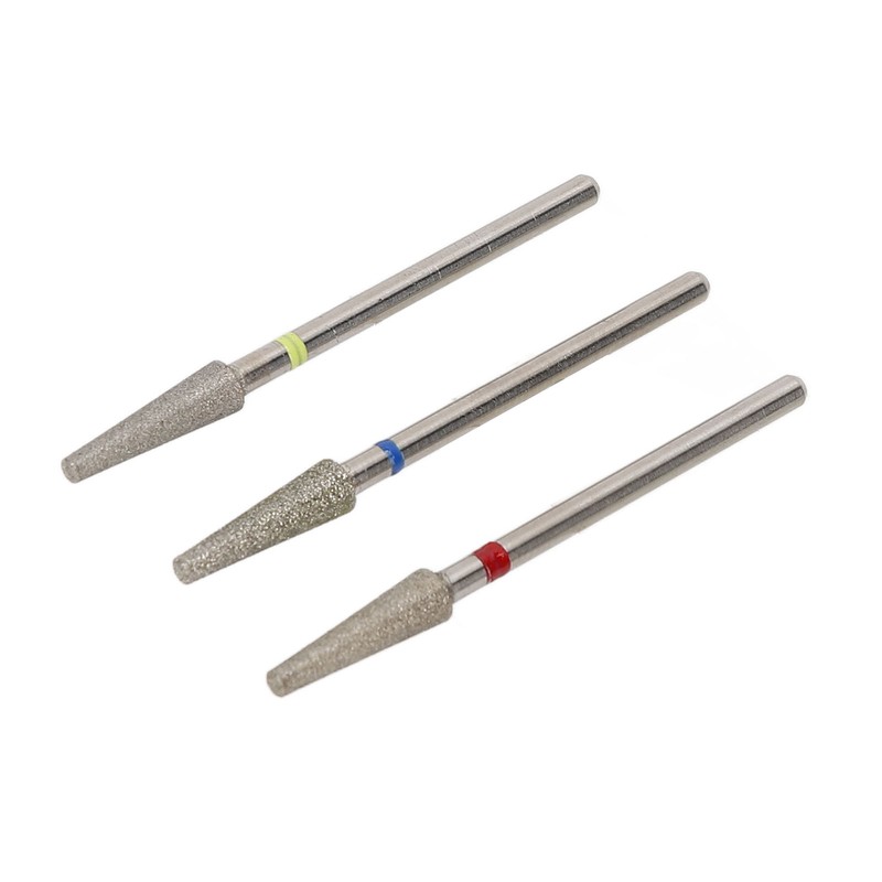 3pcs Nail Drill Bits Professional Russian Style Front Replaceable Grinding