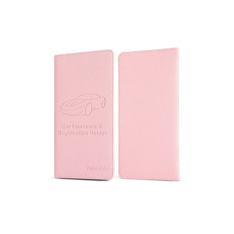 Valardoh Premium Car Document Holder in Pink