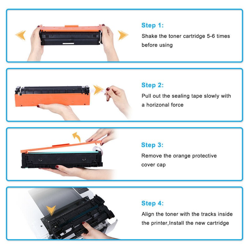 For Brother 4 Pack TN227 Toner High Yield For Brother