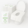 DZHONGD ECOFLUSH XXL Disposable Toilet Seat Covers – Flushable &