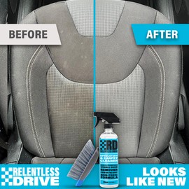 Car Interior Carpet & Upholstery Seat Cleaner — Safe for All Cars — for Carpets, Seats, Floor Mats, Home, Office & More — 16oz Cleaner Kit