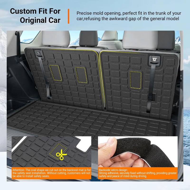 powoq Cargo Mat Compatible with 2023 2024 2025 2026 Honda