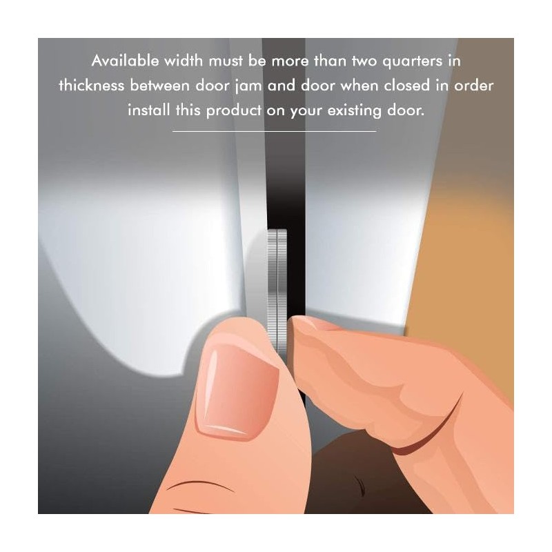 Armor Concepts Interior Fix-A-Jamb, 24" Interior Door Jamb Repair Kit,