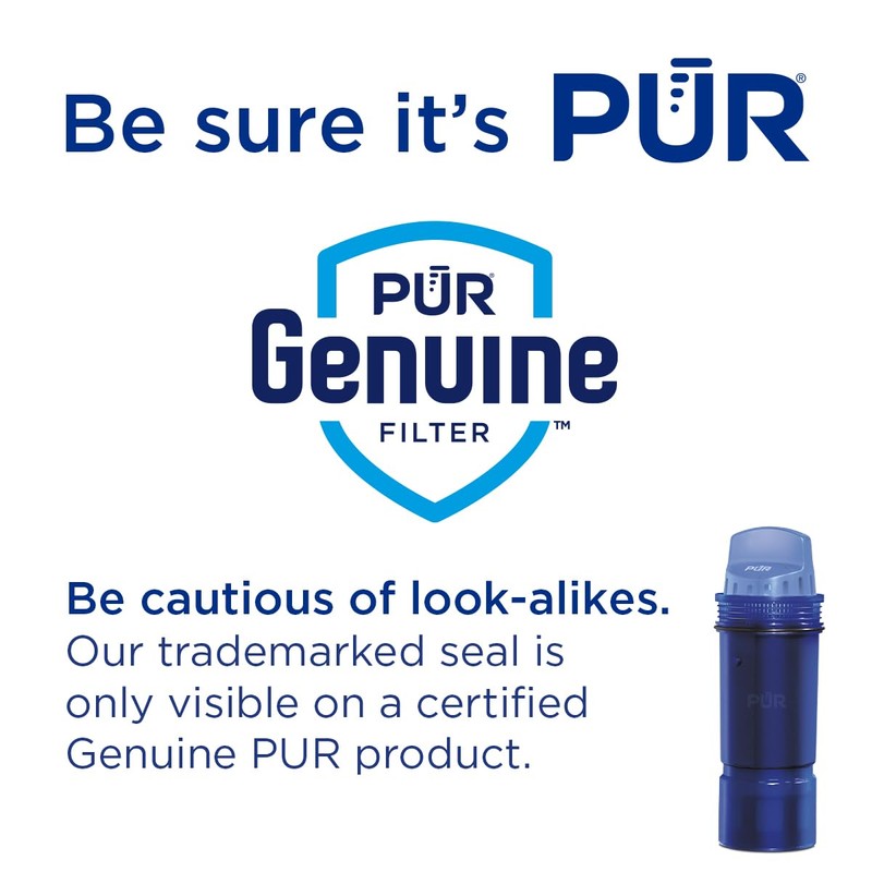 PUR 7-Cup Water Filter Pitcher with 1 Genuine PUR Filter,