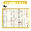 BOXOB Magnetic Low Oxalate Food List Chart, 14x10in Kidney Friendly