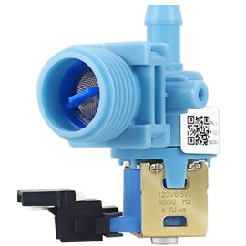 ZATUX W10327249 W10327250 Dishwasher Water Inlet Valve Compatible with Whirl-pool Ken-more Kitch-enaid Dishwasher Replaces W11175771 W10872255 W10195047 AP6339872 PS12578165