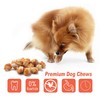LuvChew Premium Dog Chew Bones, Made with Real Chicken, Rawhide