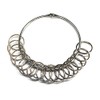 Very Large Jailers Heavy Duty Nickel Plated Split Rings 125mm