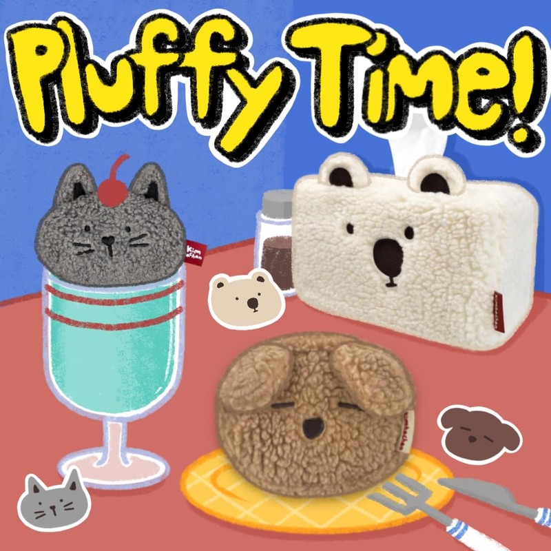 Kimhachan Puffie Character Pouch | Mini Pouch, Accessory Pouch, Pocket