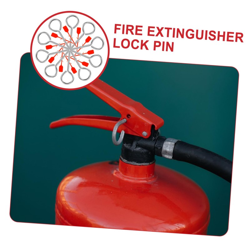 Yardenfun 10pcs Fire Extinguisher Latch Fire Equipment Pull Pin Fire