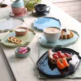 Lavene Classic Plate for 1+1 (Total 2p), Cobalt BlueCobalt Blue_Powder SkyPowder Sky / 라베느  클래식 접시 대 1+1 (총2p), 코발트 블루코발트 블루_파우더 스카이파우더 스카이