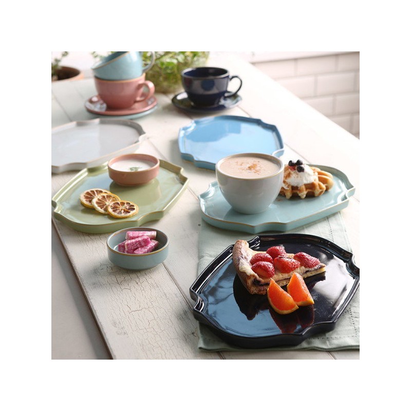 Lavene Classic Plate for 1+1 (Total 2p), Cobalt BlueCobalt Blue_Powder