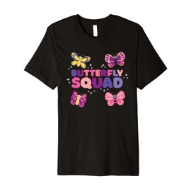 Cute Butterfly Squad Nature Insects Premium T-Shirt