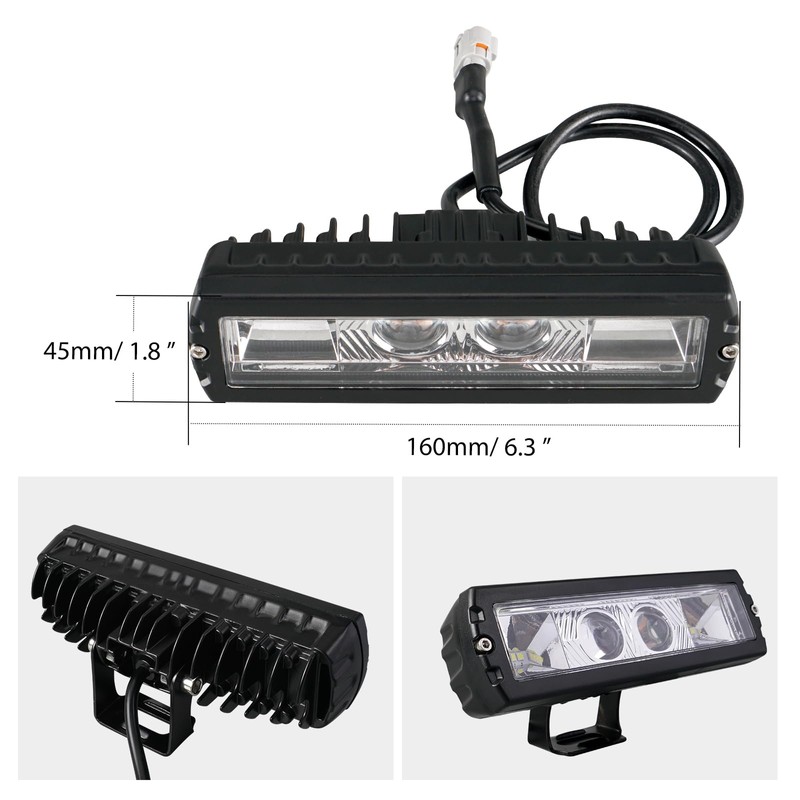 NICECNC Headlight Kit Front Headlamp Bright Lamp Compatible with Sur