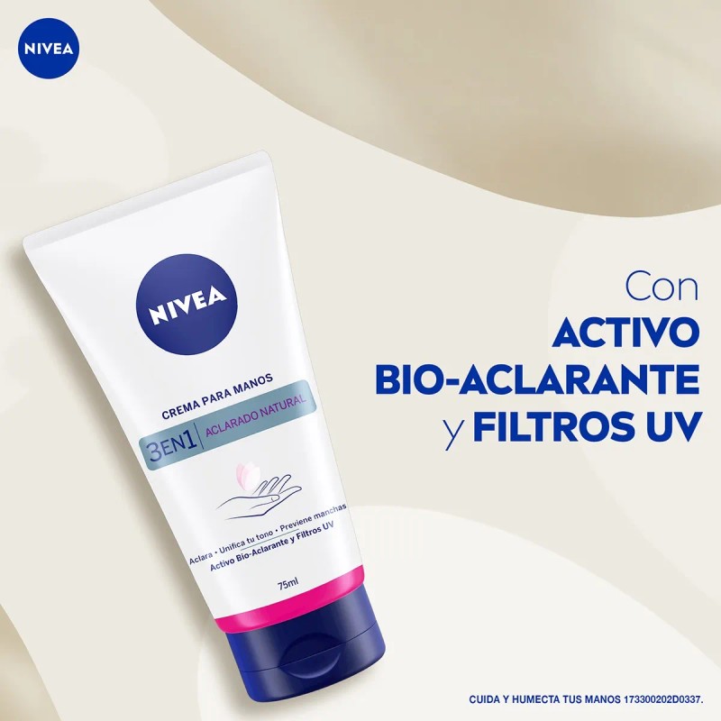 Nivea Crema Manos Antimanchas Aclarado Natural 75ml