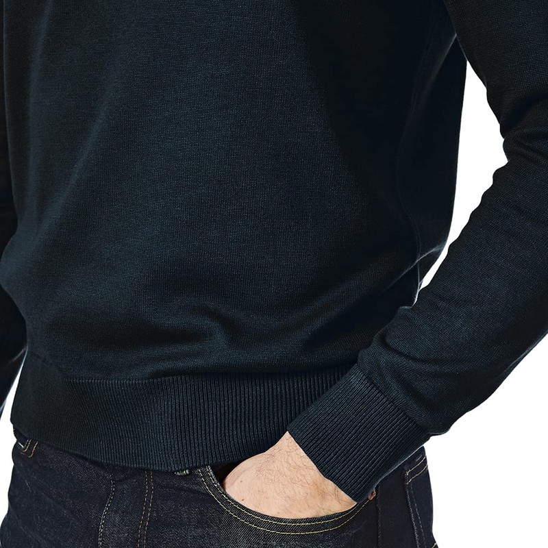 Castle Point Mens 100% Cotton Crew Neck V Neck Sweater,