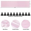 Light Pink Table Runner 12x108 Inches Long, Satin Silk-Like Smooth