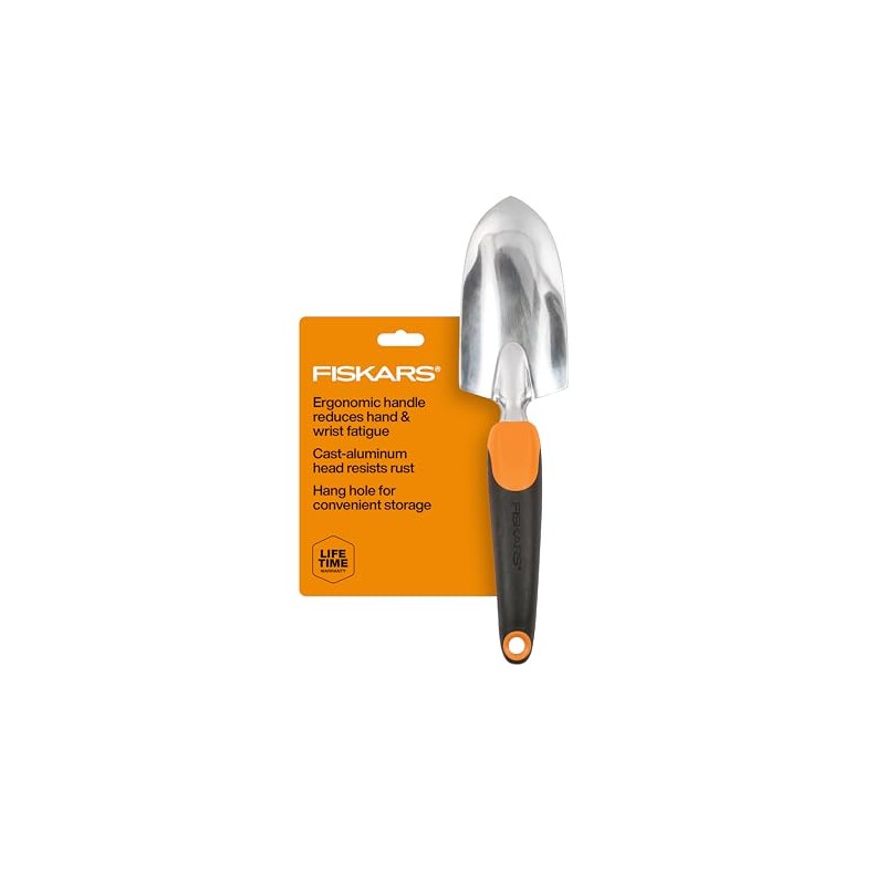 Fiskars Ergo 7022 - Paleta para jardín, N/A, Trowel