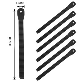 Tugaizi 8 Pieces Snowboard Ankle Ladder Straps Snowboard Binding Parts Snowboard Ankle Ladder Strap Binding for Snowboard Strap-in Binding System