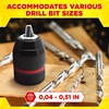Keyless Drill Chuck SDS Adapter - 1/2-20 UNF Drill Chuck