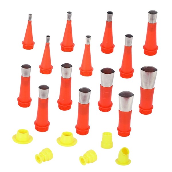 Operitacx 1 Satz Werkzeugsatz Für Klebedüsen Aus Edelstahl Fugenwerkzeug Verstemmdüse