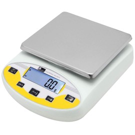 CGOLDENWALL Large Range Lab Digital Analytical Balance Lab Precision Scale Jewelry Kitchen Scales Electronic Balance Weighing and Counting Scale 0.1g Calibrated 110V (5kg, 0.1g)