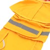 Dog Raincoat Waterproof Transparent PVC Brim Adjustable Hooded Dog Rain