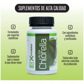 Sistema Inmune | Saludable Detox | Alga Chorella | 60 Cáps Sin Sabor