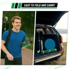 MUKESKY Hockey Training Mat, Non-Slip Quiet Hockey Training Equipment, Ball
