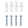 2 PCS Sword Holder Acrylic Wall Mount Polished Strong Load
