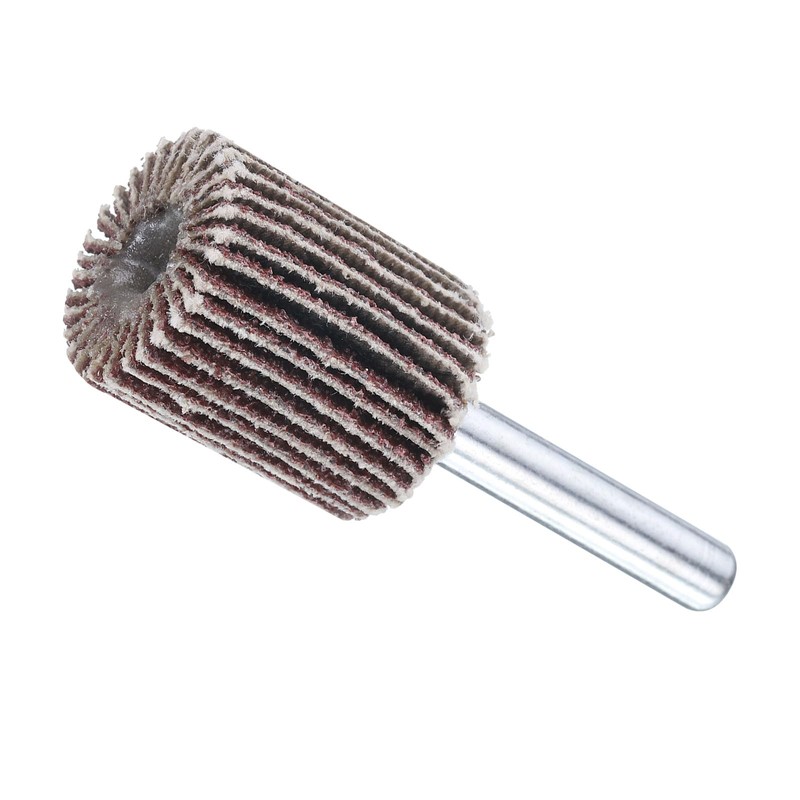 sourcing map 20mm Flap Wheels Shank Mounted Sandpaper Abrasive Wheel