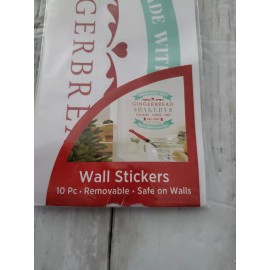 holiday style wall stickers 10 pc