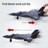 2 Packs Diecast Airplane Toys with Sound & Light, Pull