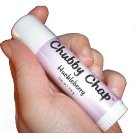 Chubby Chap - Large Jumbo Natural Lip Balm - 0.5 Ounce Huckleberry