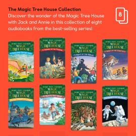 YOTO Yoto The Magic Treehouse Collection by Mary Pope Osborne C 8 Kids Audio Cards for Use with Player & Mini All-in-1 Audio Device, Screen-Free Listening with Playtime Bedtime Travel Stories, Ages 6+