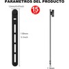 15 Piezas Organizador de Cables, Silicona Sujeta Cables Reutilizable Lavable,