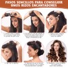 Tubos para Cabello Sin Calor: Gorro de Seda para Dormir