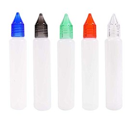 TRIXES Dropper 'Unicorn' Bottles Pack of 5 30ml Pen Style