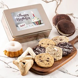 Birthday Food Gifts, Gourmet Birthday Cookie Gift Baskets for Women, Mom, Dad, Him, Her, Teens, College Student, Co-workers, By Dulcet Gift Baskets