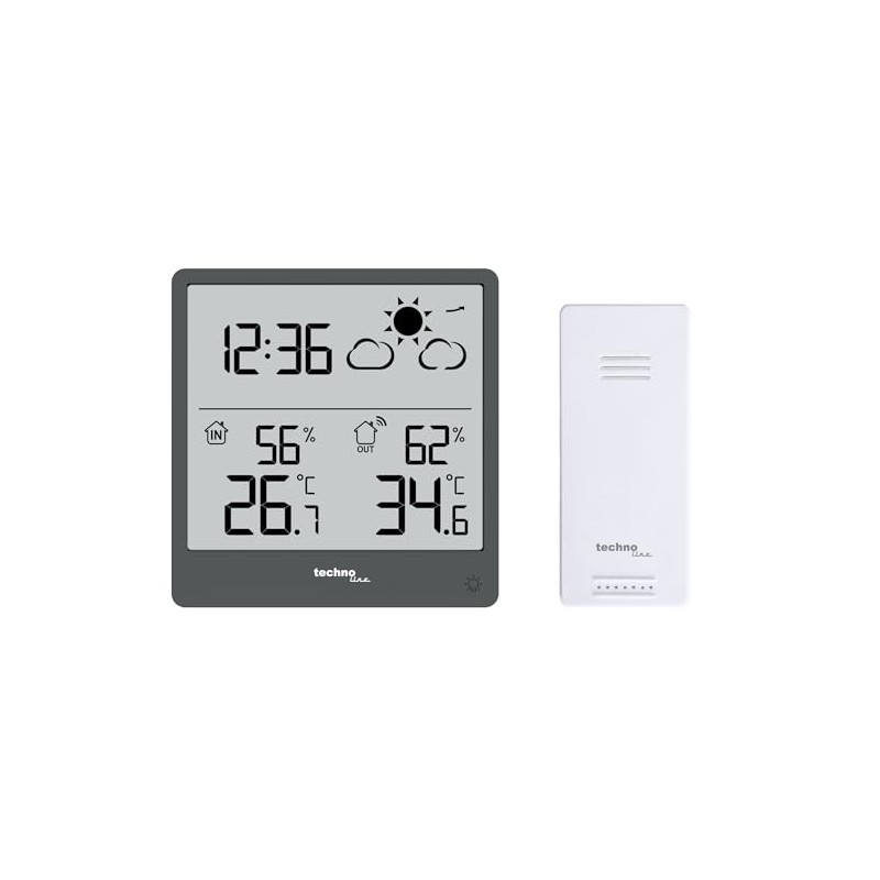 techno line WS 9138 Weather Station with Outdoor Sensor -