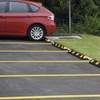 ScinoTec 72" Rubber Parking Block Target with 8 High Reflective