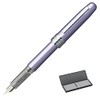 PLATINUM Plaisir PGB-1000#28 Fountain Pen/Nib Thicknesses: Fine/Colour: Purple/Handmade/Plastic Packaging/Fountain Pen